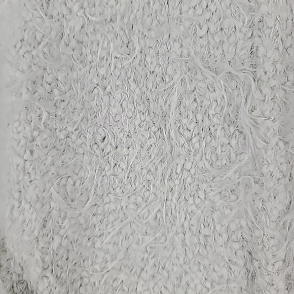 NEW 143 Story by Line Up Fuzzy Wuzzy Pullover Sweater in Frosty Gray Sz 2X - Picture 6 of 9